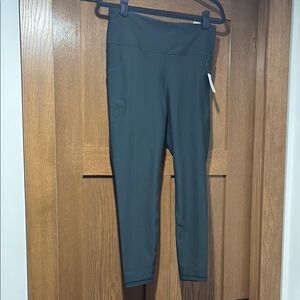 Old Navy Dark Green High-Waisted Leggings